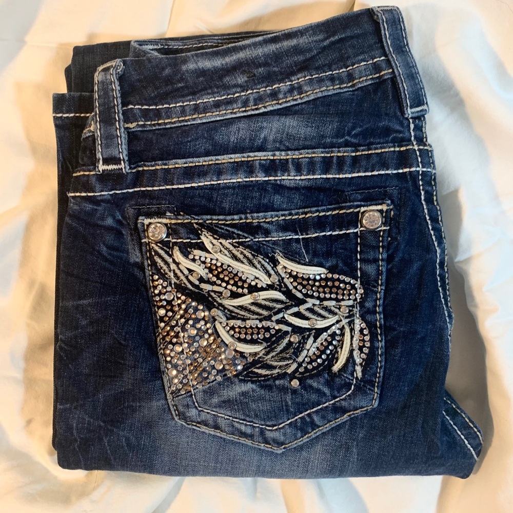 Miss Me mid-rise boot cut jeans